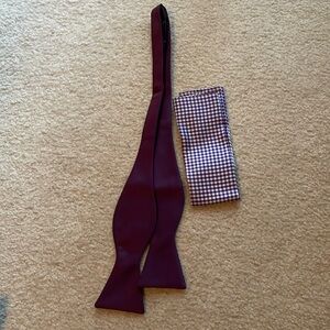Purple Bow Tie & Pocket Square